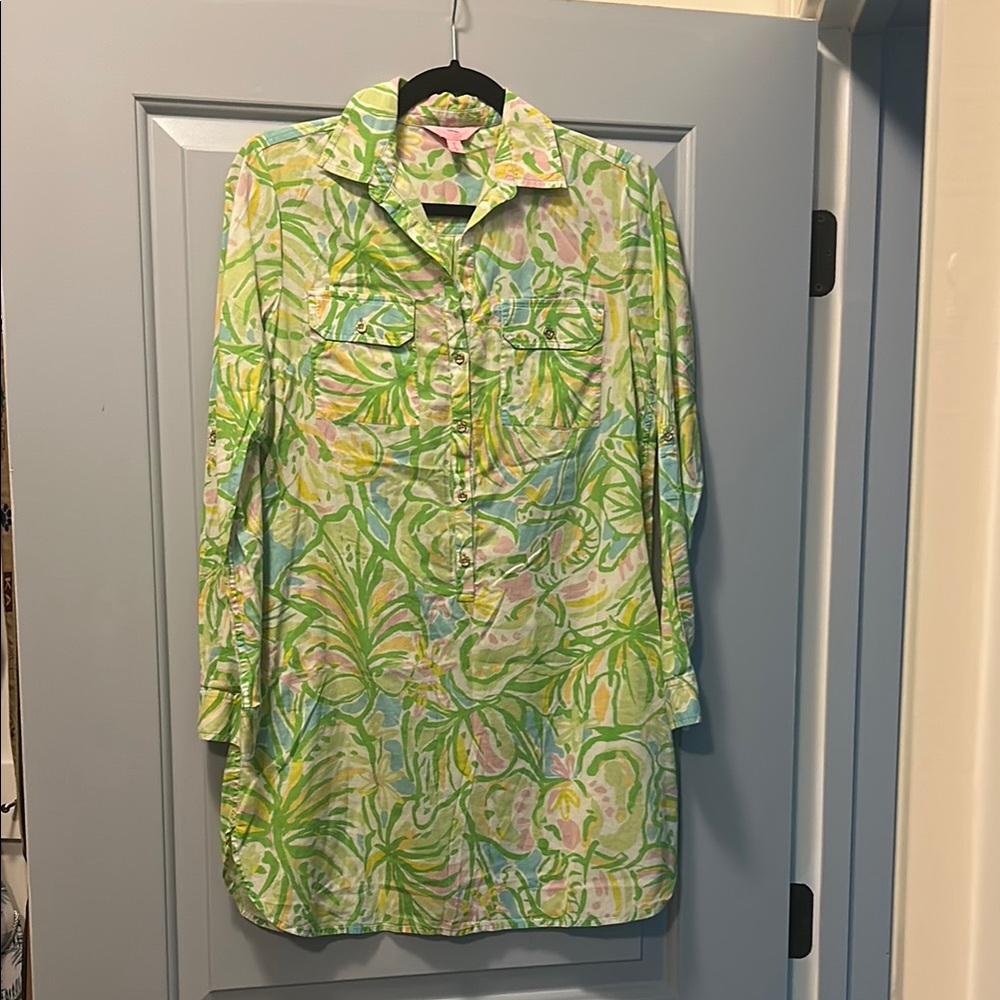 Lilly Pulitzer Long Sleeved Cover Up